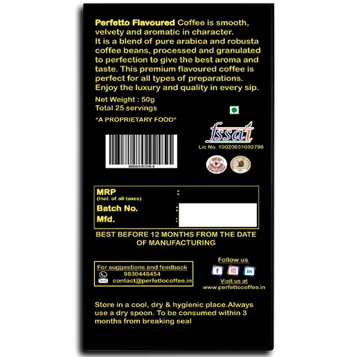Perfetto Special Edition Hazelnut Flavoured Coffee Box